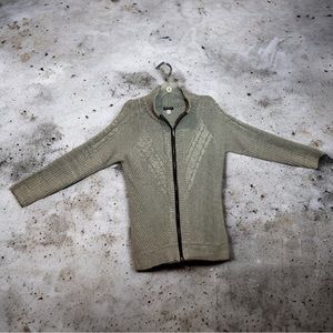 Long Zip Up Sweater By Venus